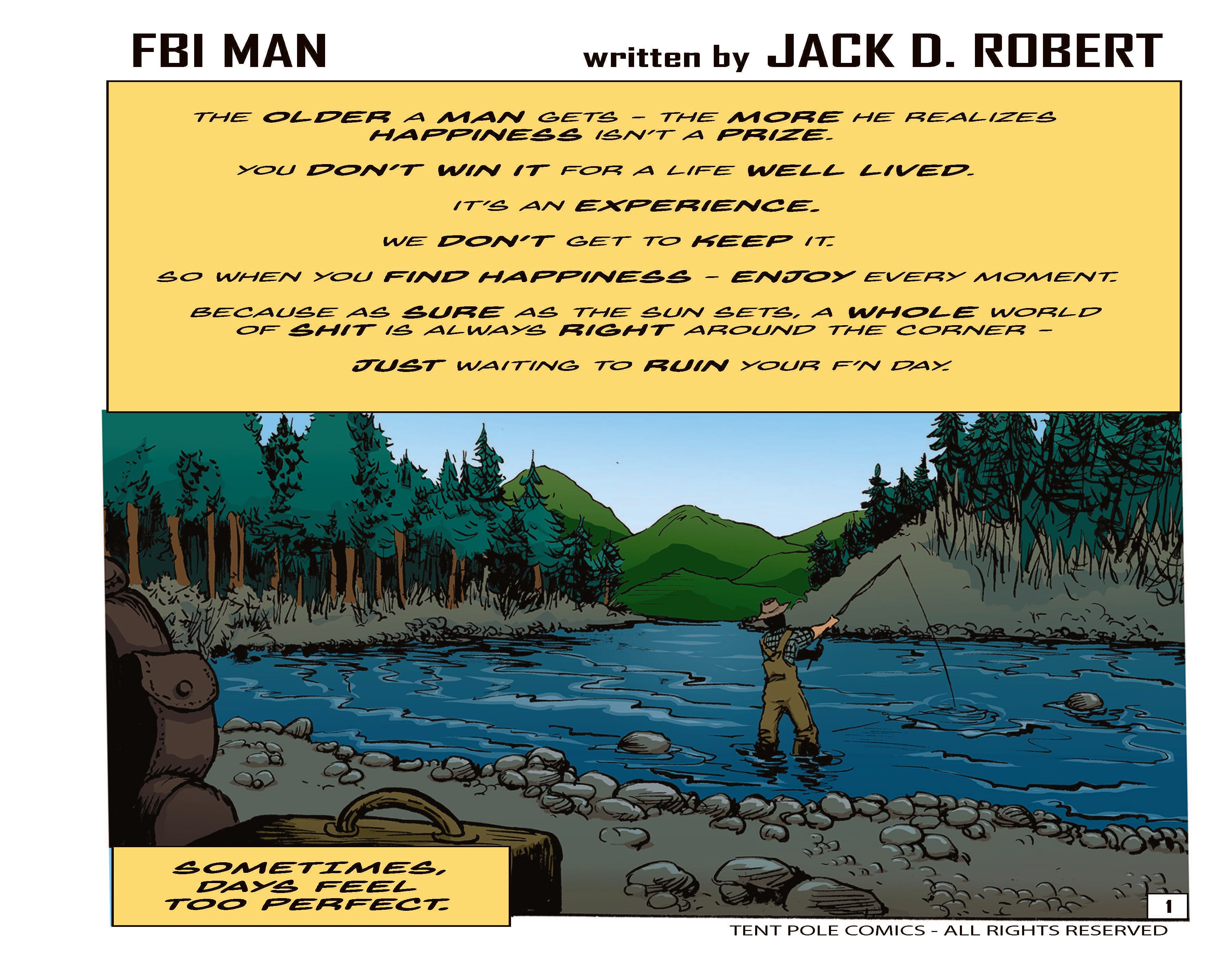 FBI Man — Page 1 interior art