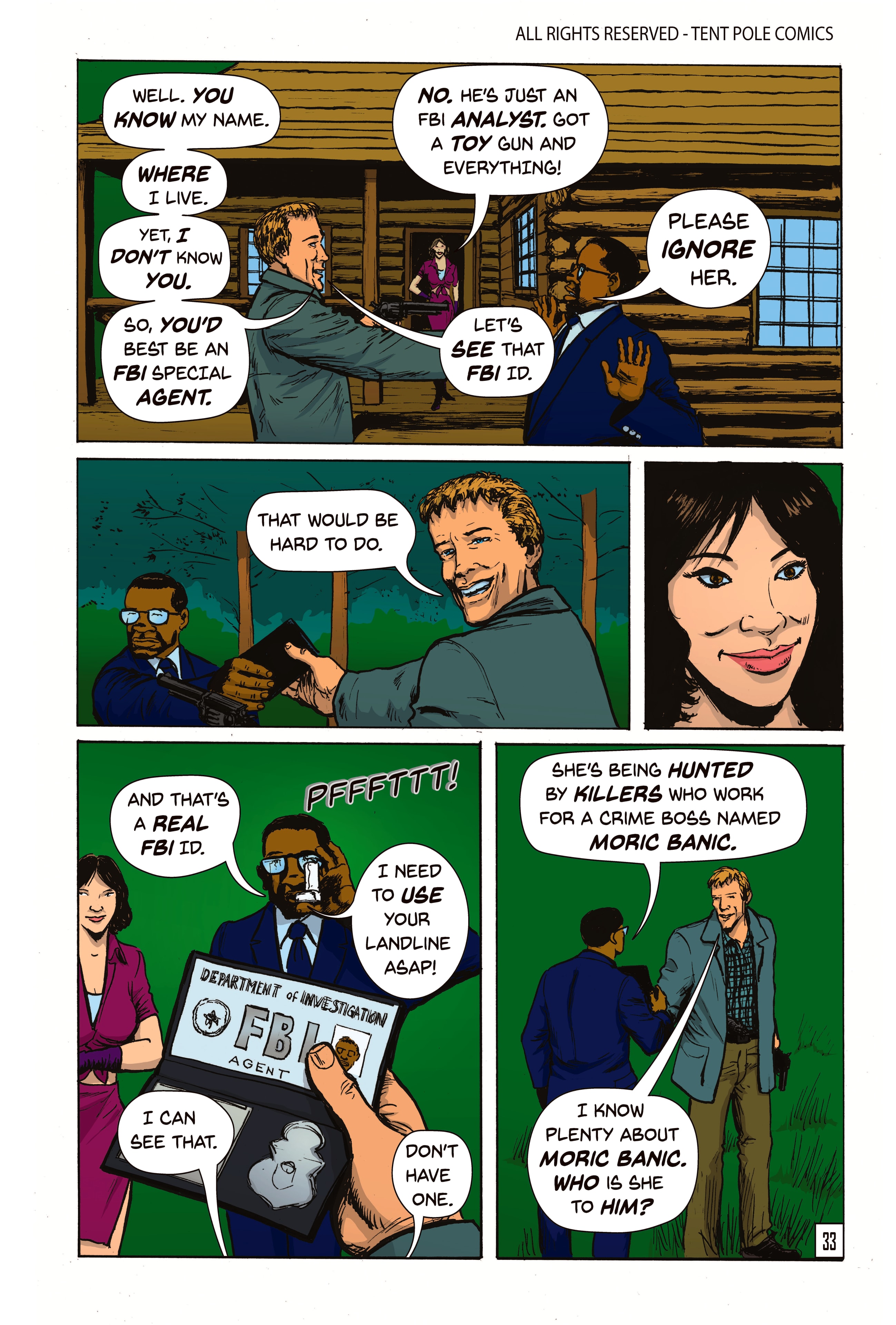 FBI Man — Page 33 interior art